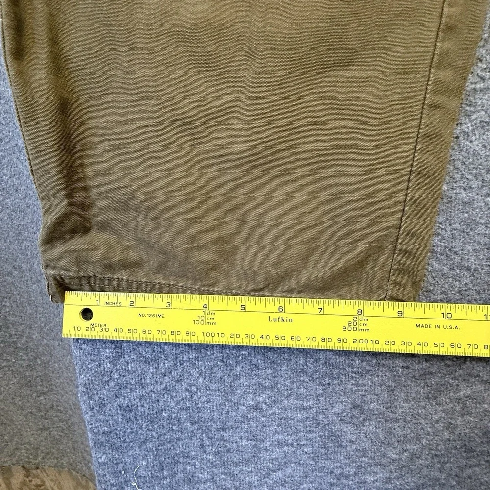 Utility Workwear Hiking Canvas Pants Gorpcore Outdoor Rugged Brown Cotton 40x32